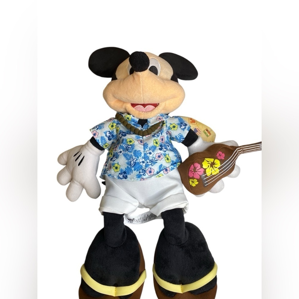 Disney Mickey Mouse Plush – Hawaii – 13'' Stuffed Animal - Picture 3 of 11